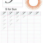 Cursive Captial Letter S Worksheet In 2020 Cursive Handwriting