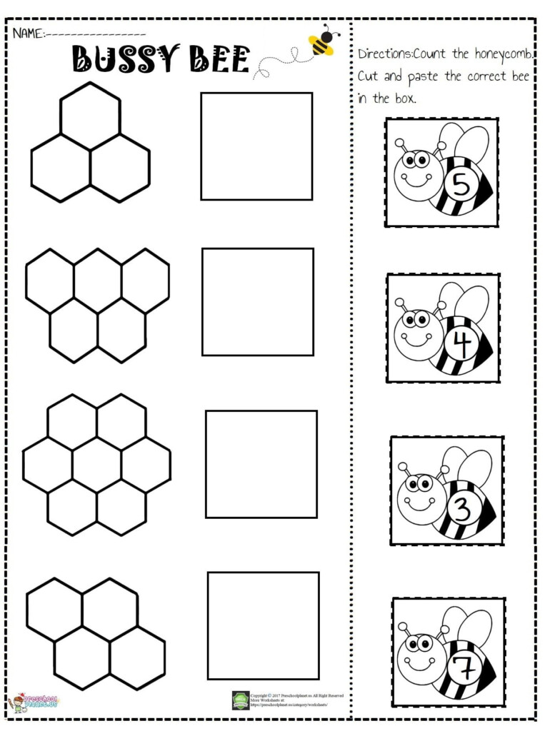 Cut And Paste Math For Kindergarten Worksheets WorksheetsCity