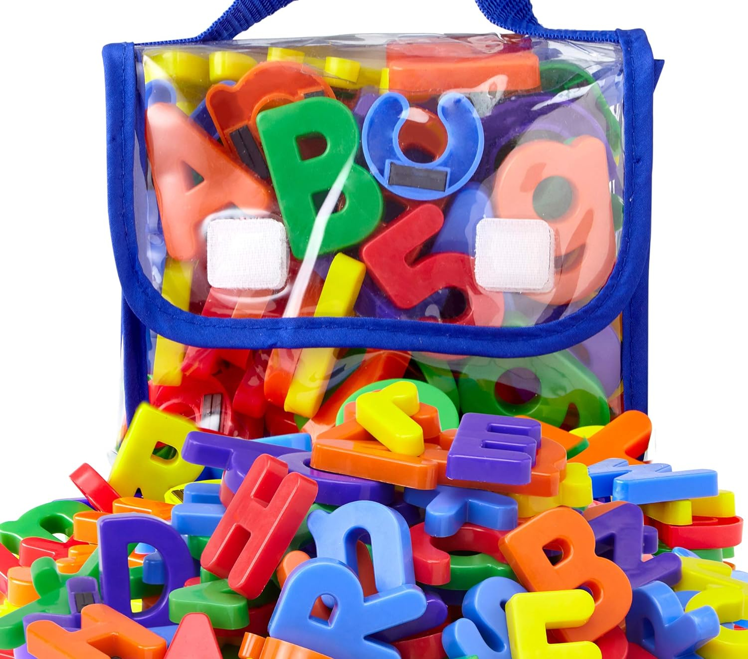 Edukid Toys Magnetic Letters And Numbers 72 Pcs In A Tote Bag Model ...