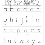 English Print Abc A To Z Lower Case 001 Abc Worksheets Alphabet
