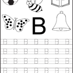 Exemplary Letter B Tracing Printable Stencil Numbers