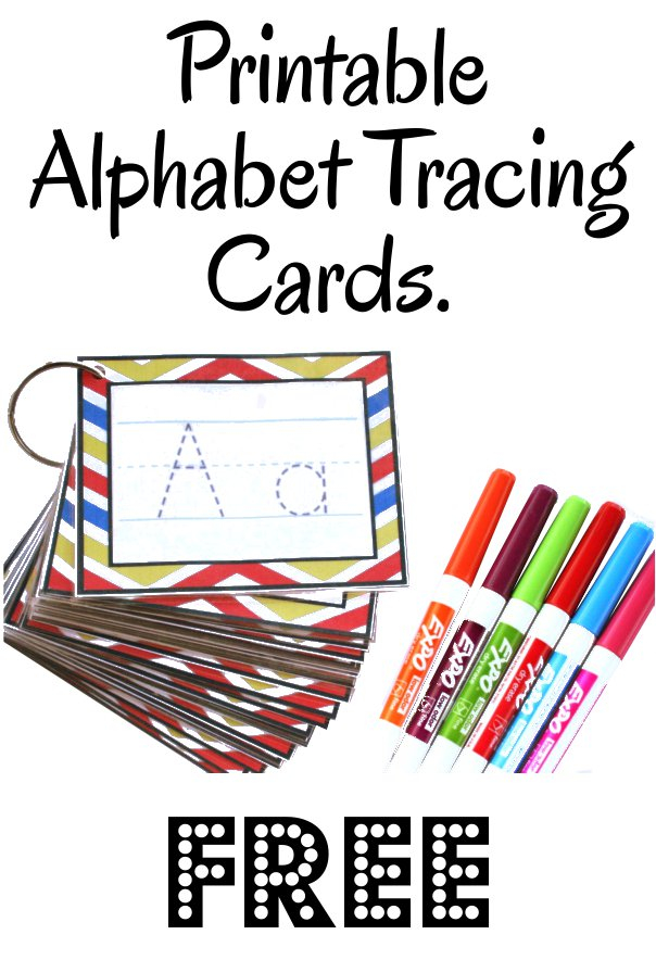 Free Alphabet Tracing Cards Free Homeschool Deals