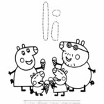 Free Cute Peppa Pig Alphabet Tracing Sheet Printables