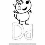 Free Cute Peppa Pig Alphabet Tracing Sheet Printables Alphabet