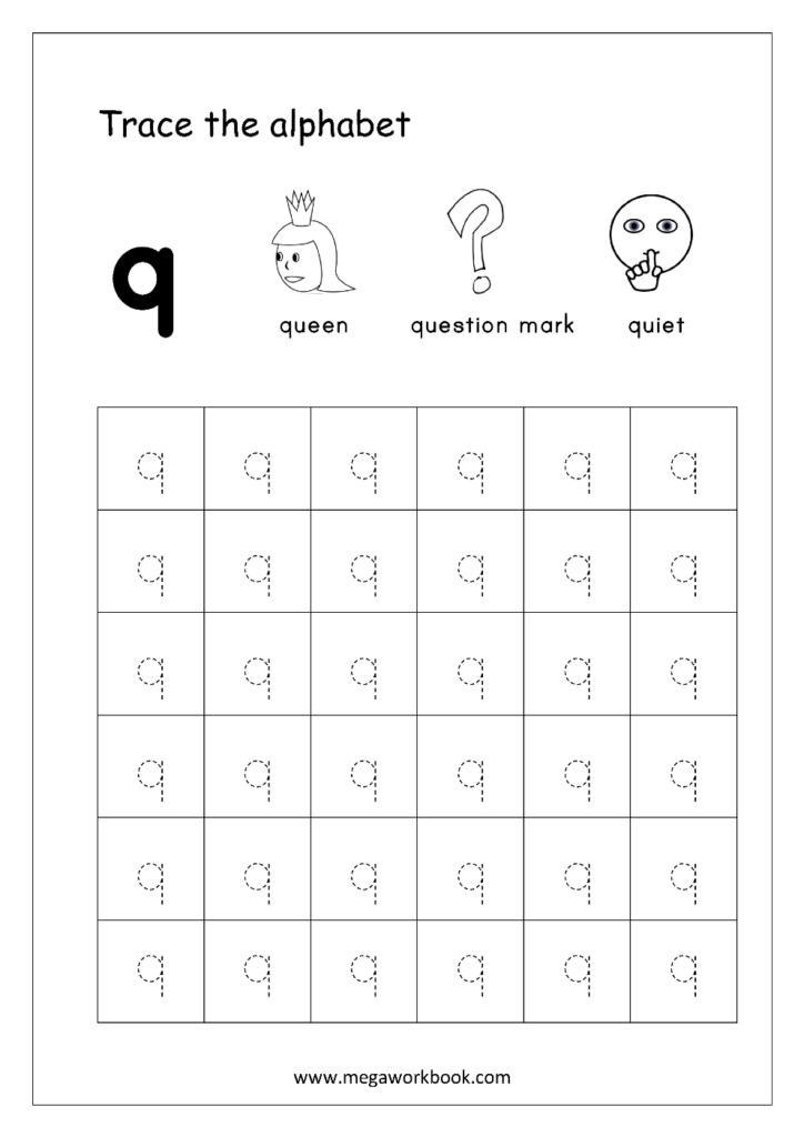 Free English Worksheets Alphabet Tracing Small Letters Letter 