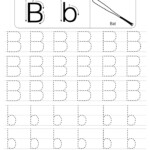 Free Letter B Tracing Worksheets Printable Letter B Tracing Worksheet