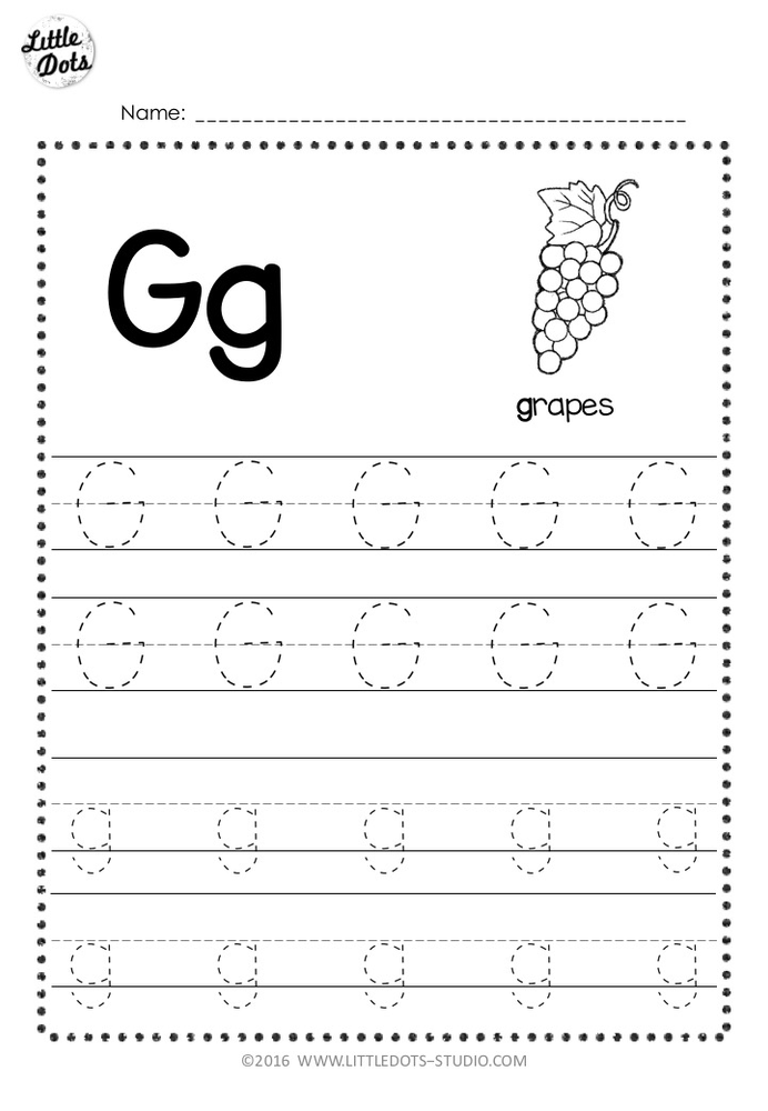 Free Letter G Tracing Worksheets Tracing Worksheets Tracing