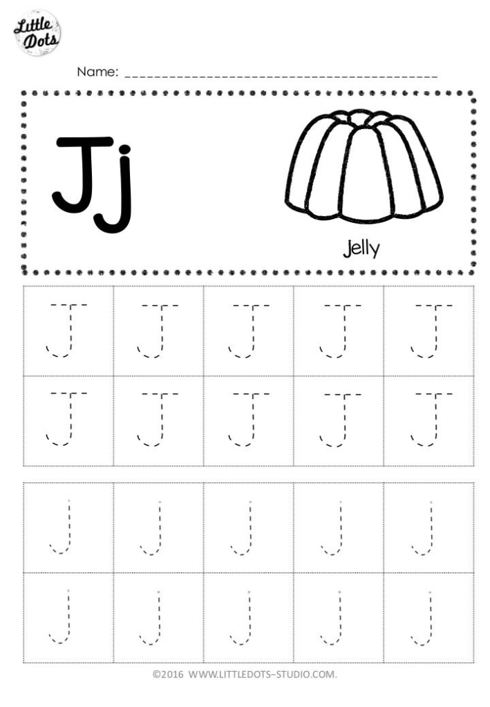 Free Letter J Tracing Worksheets In 2020 Free Preschool Worksheets 
