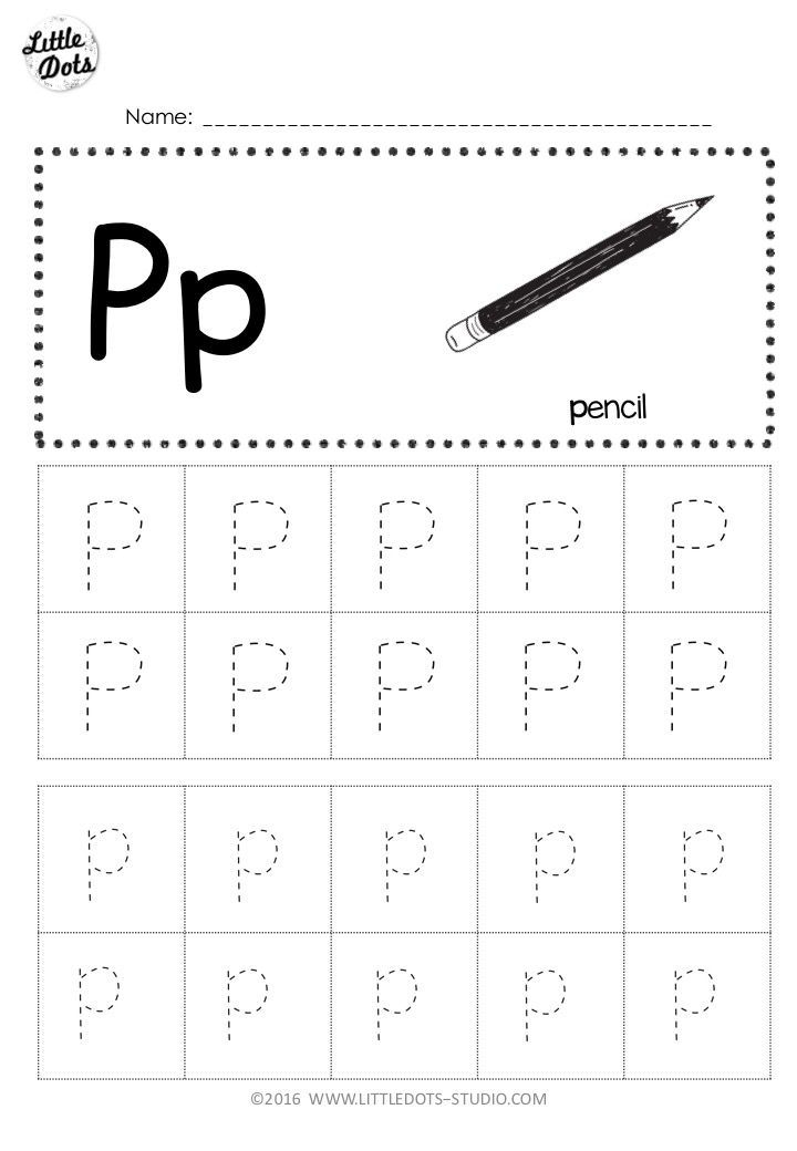 Free Letter P Tracing Worksheets Letter P Worksheets Preschool