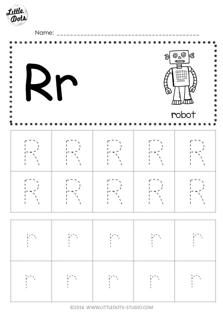 Free Letter R Tracing Worksheets Letter R Tracing Handwriting 