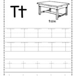 Free Letter T Tracing Worksheets