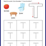 Free Letter T Tracing Worksheets Capital Letter T Tracing Worksheet