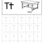 Free Letter T Tracing Worksheets Tracing Worksheets Preschool Letter