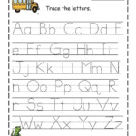 Free Letter Tracing Preschool Worksheet Dot To Dot Name Tracing Website