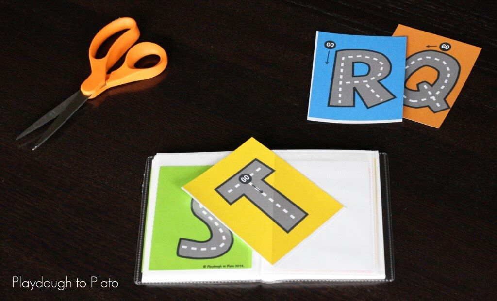 Free Letter Tracing Roads Playdough To Plato Tracing Letters Free 