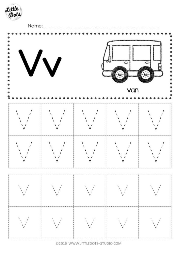 Free Letter V Tracing Worksheets Tracing Worksheets Preschool 