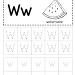 Free Letter W Tracing Worksheets
