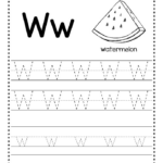 Free Letter W Tracing Worksheets Tracing Worksheets Tracing