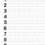 Free Printable For Tracing Letters Numbers Letter Worksheets For