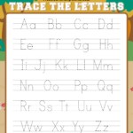 Free Printable Kindergarten Letter Tracing