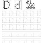 Free Printable Letter D Alphabet Tracing Worksheets Activity With Image