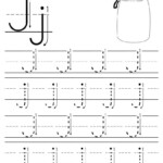 Free Printable Letter J Tracing Worksheets Dot To Dot Name Tracing