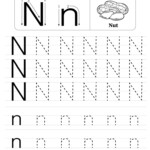 Free Printable Letter N Tracing Worksheets