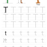 Free Printable Letter T Tracing Worksheet