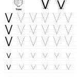 Free Printable Letter V Tracing Worksheets