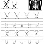 FREE Printable Letter X Tracing Worksheet With Number And Arrow Guides