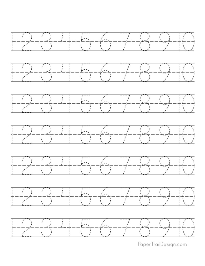 Free Printable Number Pages Printable Form Templates And Letter