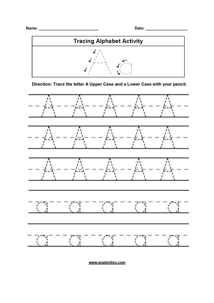 Free Printable Preschool Worksheets Tracing Letters Pdf Tracing Small 