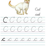 Jan Brett s Cursive Tracers C Cursive Writing Practice Sheets