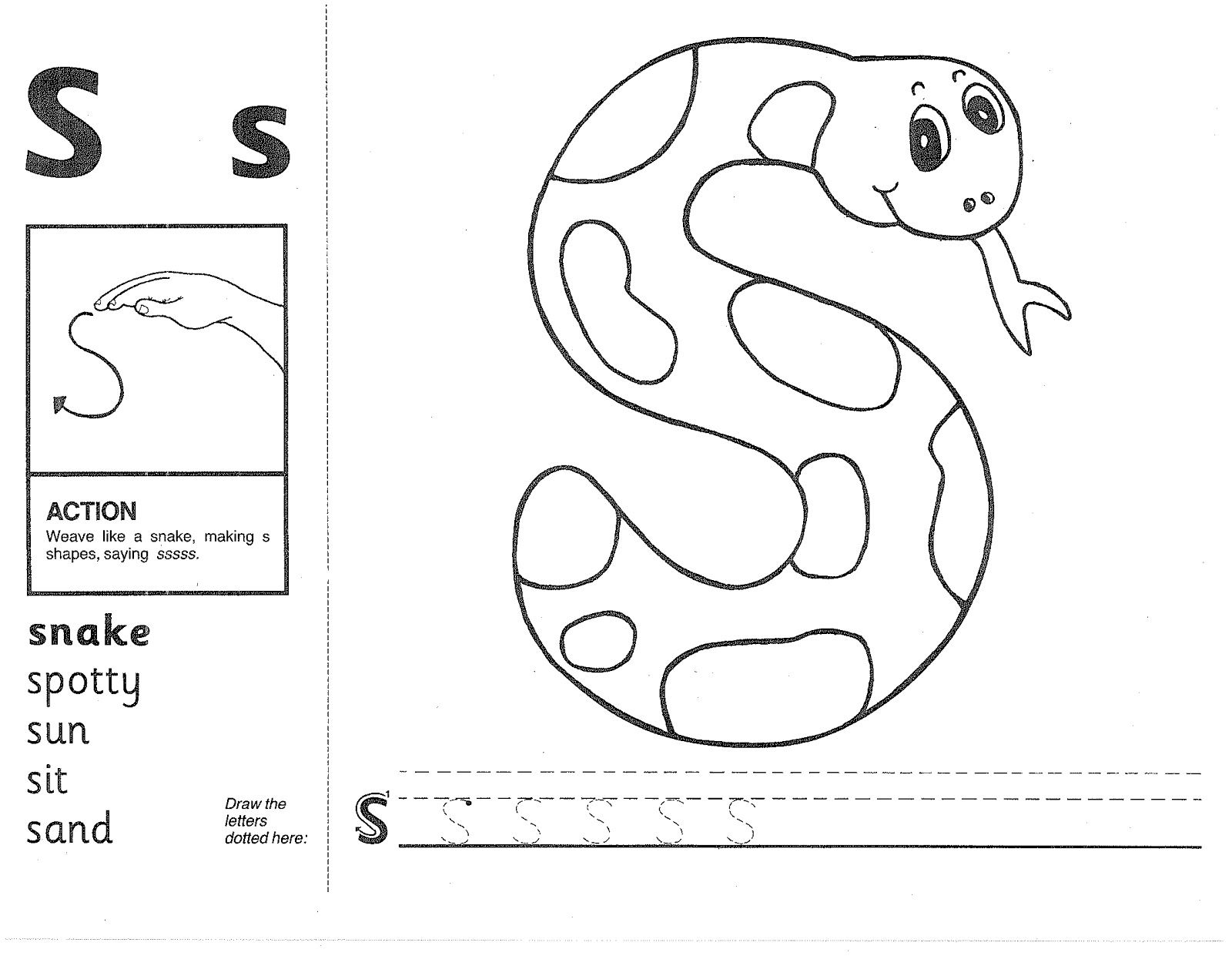 Jolly Phonics Printing Worksheet Example Phonics Worksheets Jolly 