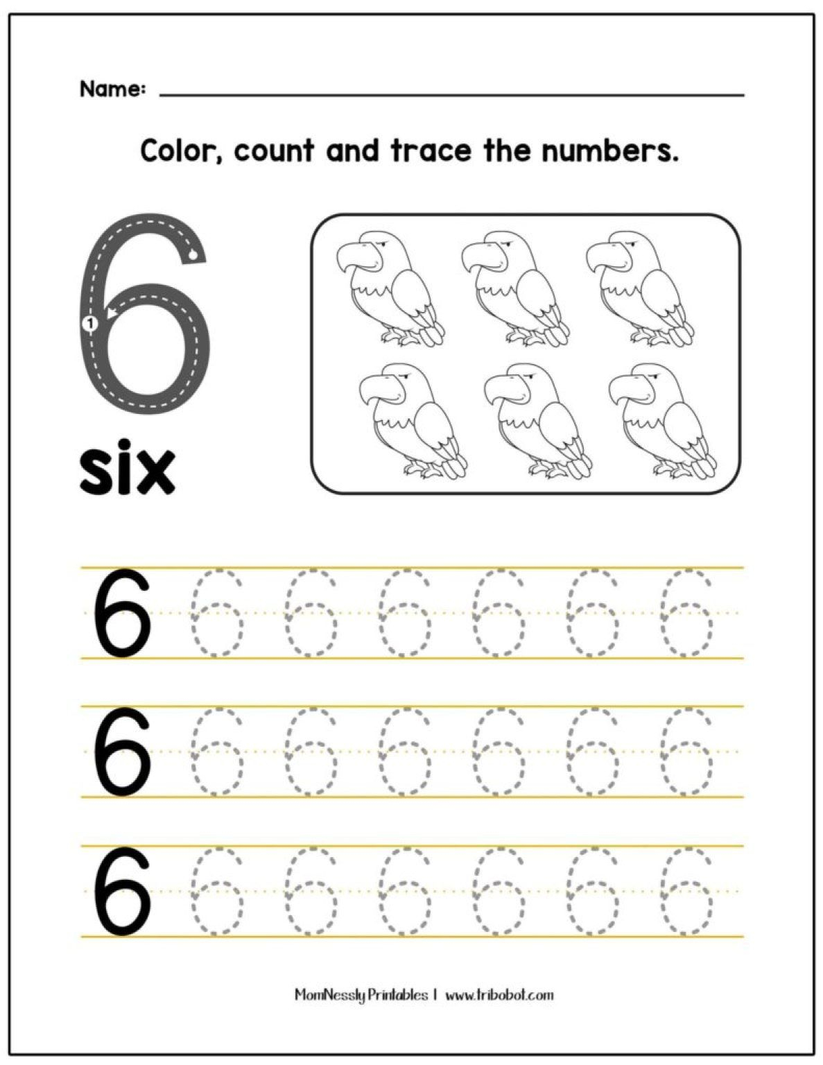 Let s Trace Numbers Https tribobot Preschool Number Tracing 