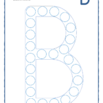 Letter B Tracing Worksheets For Preschool Dot To Dot Name Tracing Website
