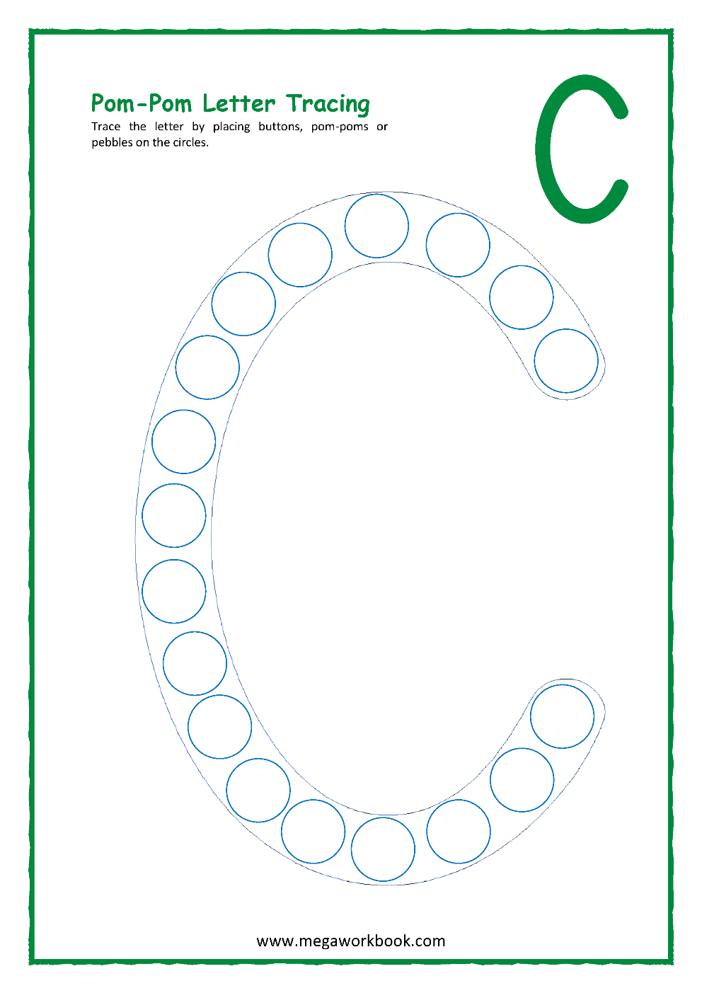 Letter C Worksheets Pdf Recognize Trace Print Printable Letter C 