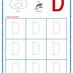 Letter D Preschool Worksheets Mletr Trace Letter D Worksheets