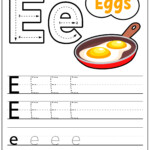 Letter E Worksheets For Kindergarten Printable Kindergarten Worksheets
