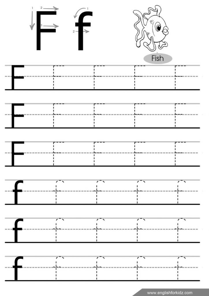 Letter F Tracing Worksheets Paringin st2