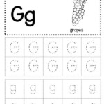 Letter G Worksheets Preschool Alphabet Printables Letter G Word List