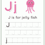 Letter J Alphabet Tracing Worksheets Free Printable Pdf Lowercase