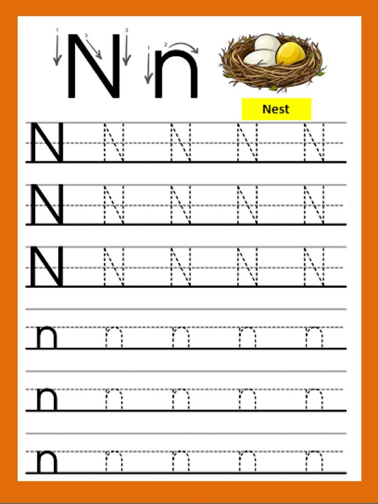 Letter Nn Letters For Kids Writing Activities Alphabet Preschool