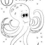 Letter O Tracing And Color Worksheet Octopus Name Tracing Generator Free