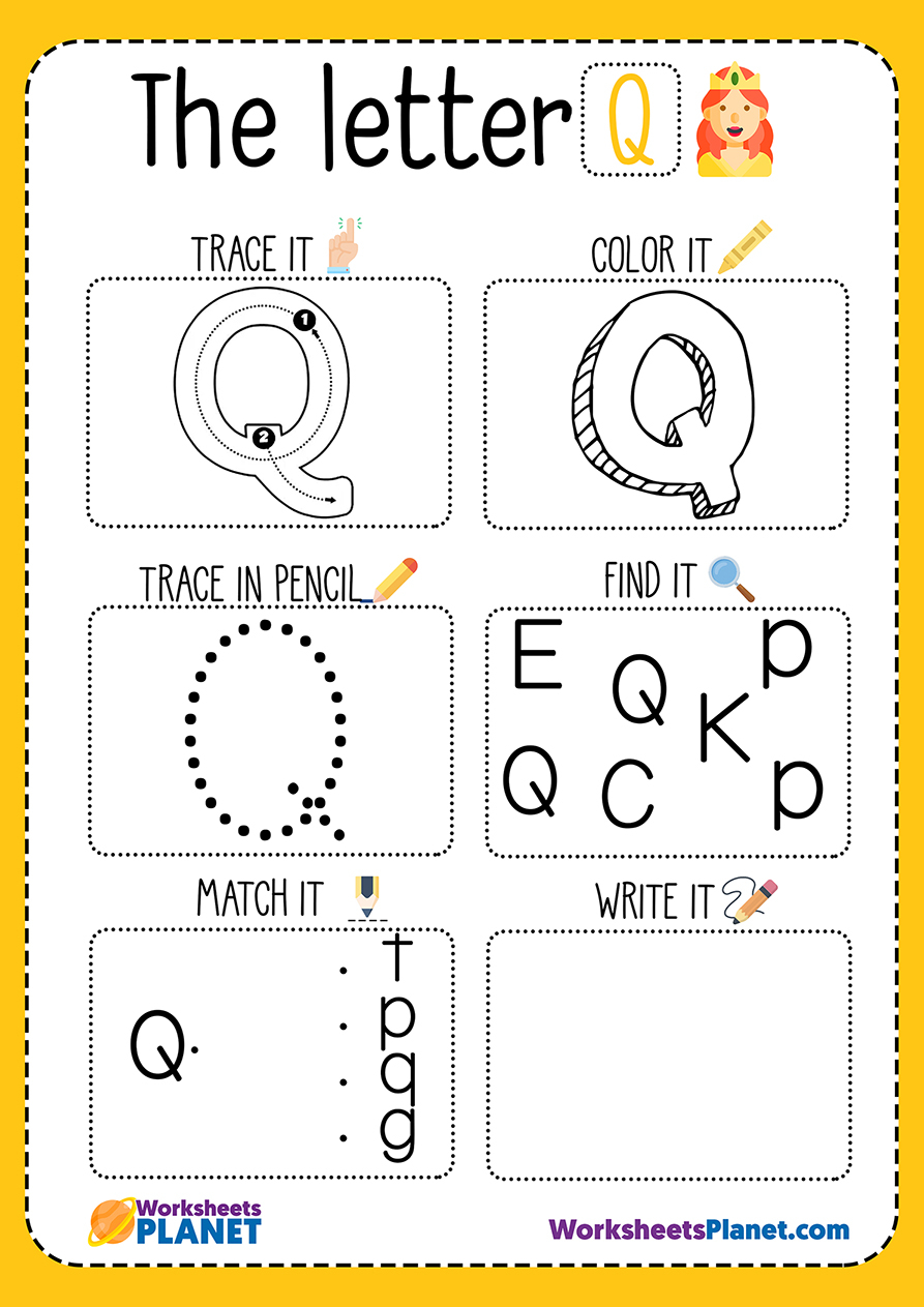 Letter Q Alphabet Tracing Worksheets Free Printable Pdf Letter Q 