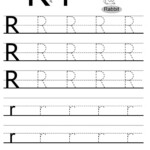 Letter R Tracing Sheet Paringin st2