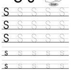 Letter S Tracing Worksheet ESL Handwriting Tracing Worksheets