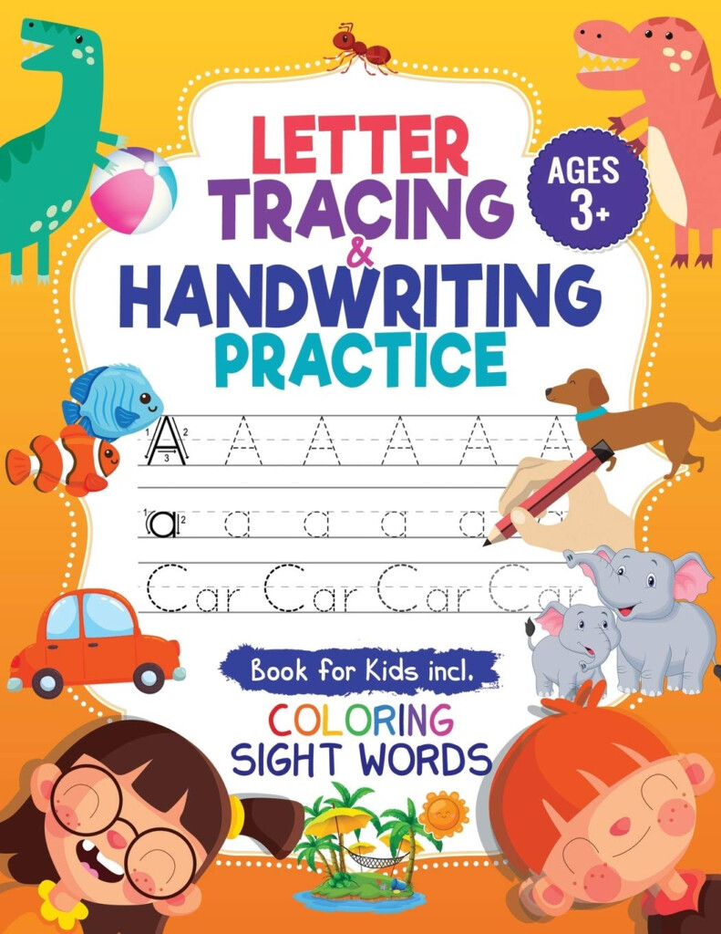 Letter Tracing And Handwriting Practice Book Trace Letters And Numbers 