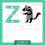 Letter Z Zoo Tracing Worksheets Preschool Dot To Dot Name Tracing Website