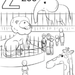 Letter Z Zoo Tracing Worksheets Preschool Dot To Dot Name Tracing Website